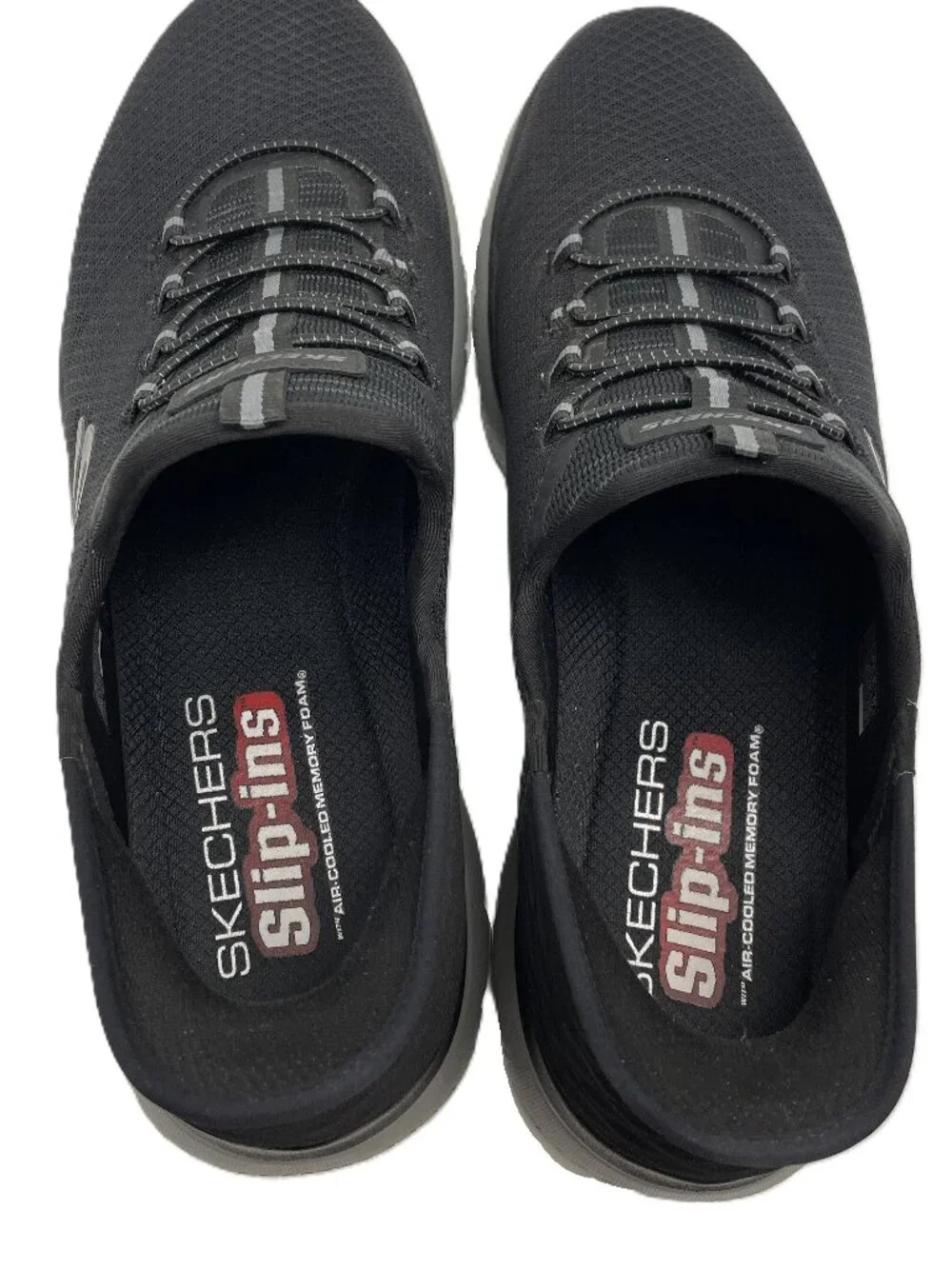 Skechers Hands-Free Slip-Ins Shoes Men's Sz 15 Black Sneakers Summits High Range
